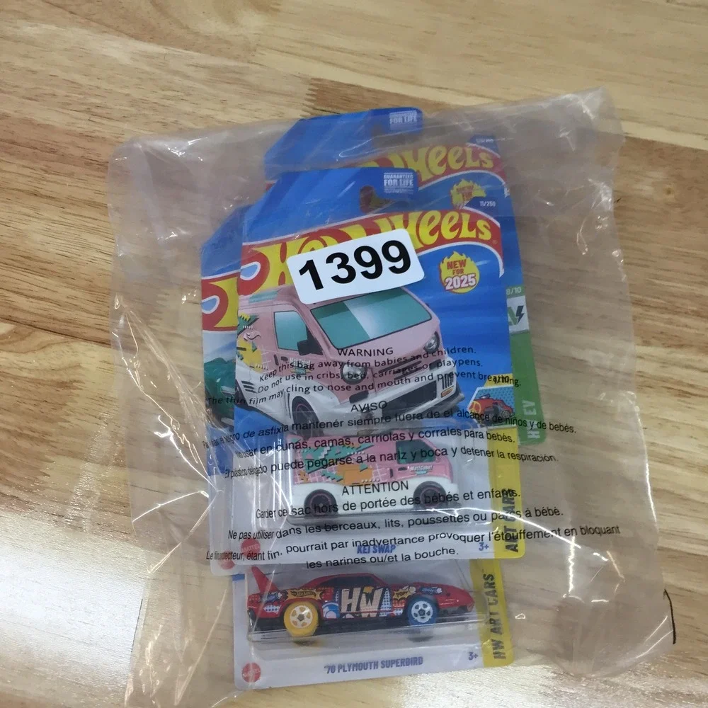 Hot Wheels Lot of 4 Custom Kia EV6 Kei Swap‎ 70 Plymouth Superbird Monteracer